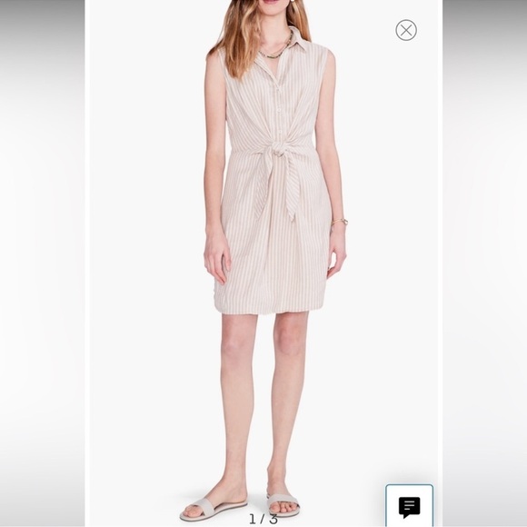 NIC+ZOE Dresses & Skirts - NWT NIC + ZOE Striped Sleeveless Mini Dress Size XL